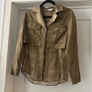 VINTAGE 100% silk Vera Cristina size small blouse